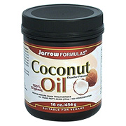 Coconut Oil, Expeller Pressed 100% Organic, 16 oz, Jarrow Formulas