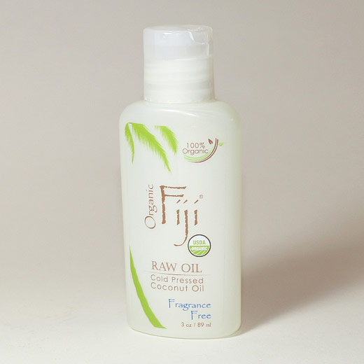 Organic Virgin Coconut Oil, Fragrance Free, 3 oz, Organic Fiji