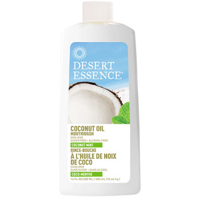 Coconut Oil Mouthwash, 16 oz, Desert Essence