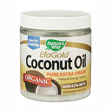 Coconut Oil, Extra Virgin Organic 16 oz from Natures Way