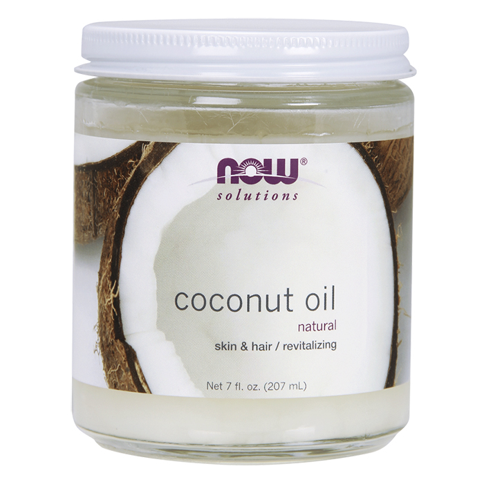 Coconut Oil Pure, 7 oz, NOW Foods