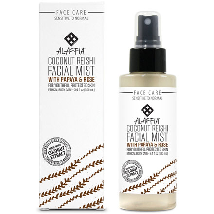 Coconut Reishi Rose Toning Mist, 3.4 oz, Alaffia