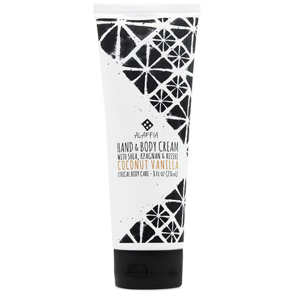 Coconut Reishi Vanilla Hand & Body Cream, 8 oz x 6 pc, Alaffia