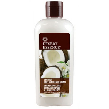 Coconut Soft Curls Hair Cream, 6.4 oz, Desert Essence