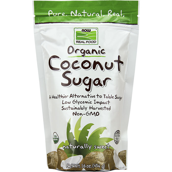 Coconut Sugar, Organic, 16 oz, NOW Foods