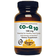 Coenzyme Q10 100 mg Co-Q10 60 Vegicaps, Country Life
