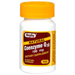 Coenzyme Q10 100 mg, 30 Softgel Capsules, Watson Rugby