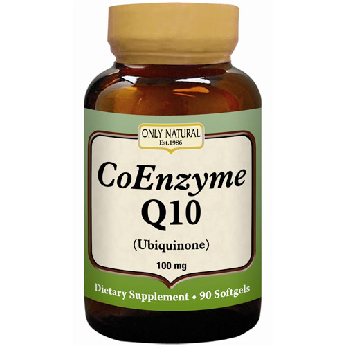 CoEnzyme Q10, 100 mg CoQ10, 90 Softgels, Only Natural Inc.