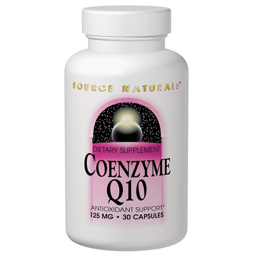 Coenzyme Q10, CoQ10 125mg 30 caps from Source Naturals