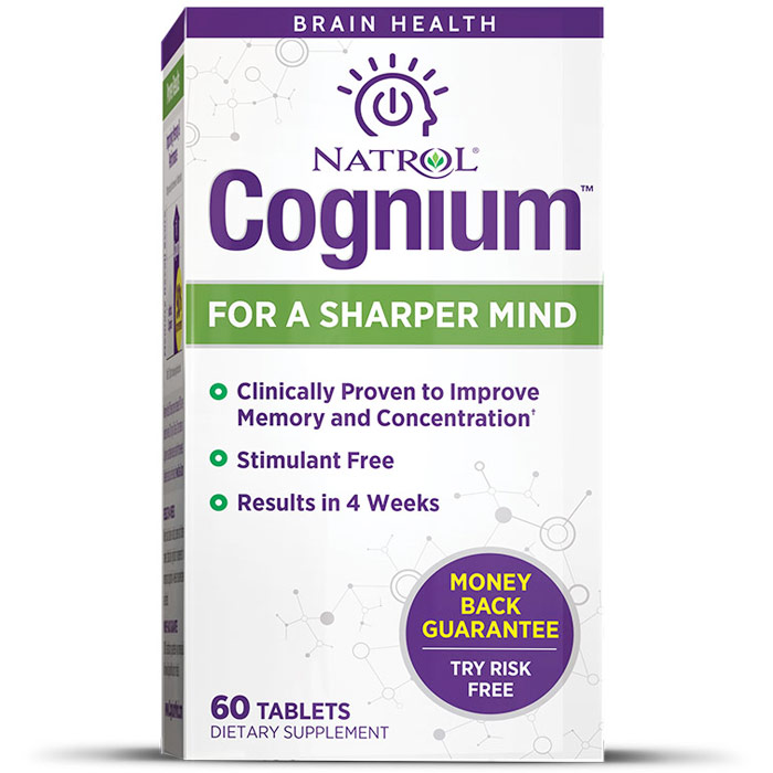 Cognium, For a Sharper Mind, 60 Tablets, Natrol