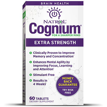 Cognium Extra Strength 200 mg, 60 Tables, Natrol