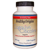 Cognizin 250 mg, 150 Capsules, Healthy Origins