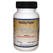 Cognizin 250 mg, 30 Capsules, Healthy Origins