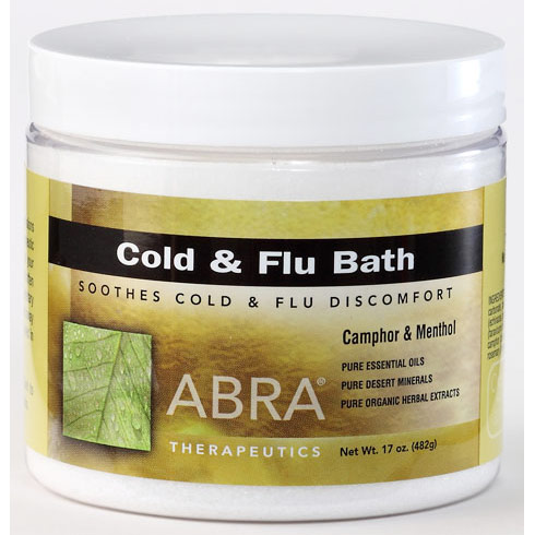 Cold & Flu Mineral Bath, 17 oz, Abra Therapeutics