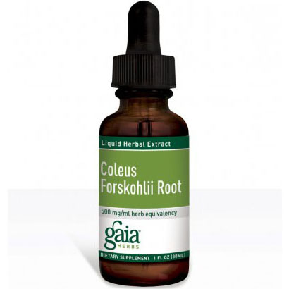 Gaia Herbs Coleus Forskohlii Root Liquid, 2 oz, Gaia Herbs