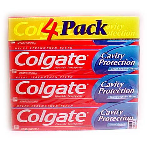 Colgate Colgate Fluoride Toothpaste - 4 pack