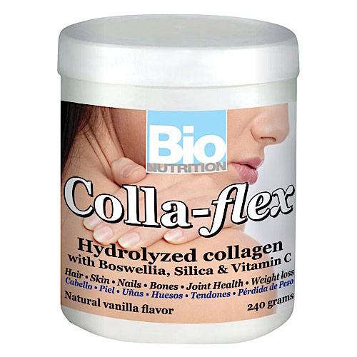 Bio Nutrition Inc. Colla Flex Powder (Hydrolyzed Collagen + Boswellia), 240 g, Bio Nutrition Inc.