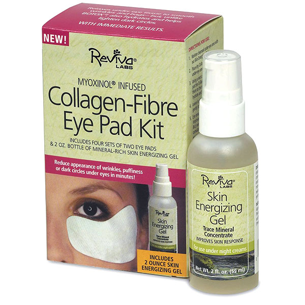Reviva Labs Collagen Fibre Eye Pads with Myoxinol Kit, Reviva Labs