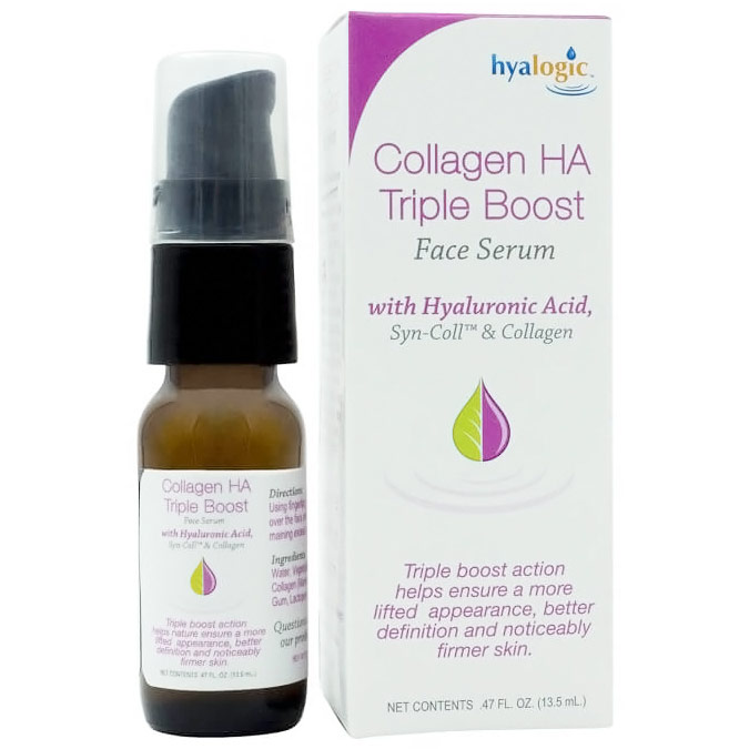 Collagen HA Triple Boost Face Serum, 0.47 oz, Hyalogic