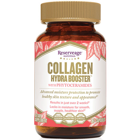 ReserveAge Organics Collagen Hydra Protect with Ceramides, 30 Capsules, ReserveAge Organics