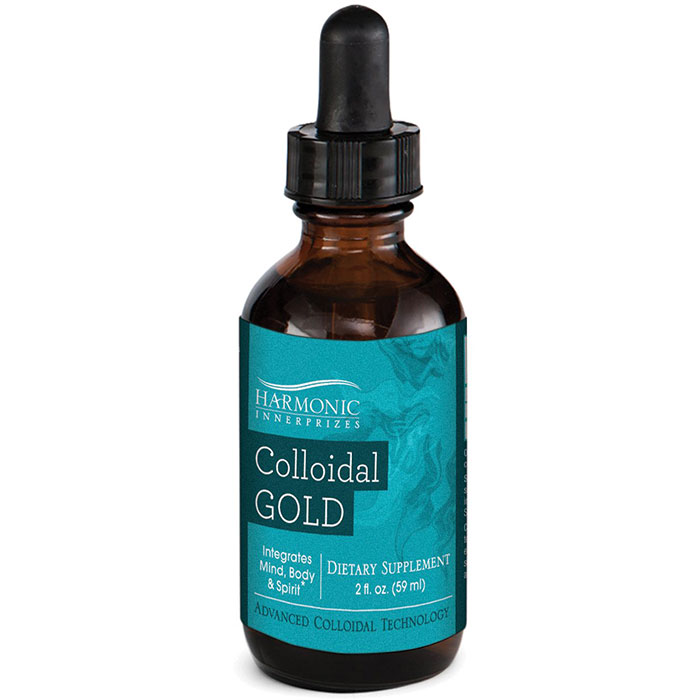 Colloidal Gold, Liquid Supplement, 2 oz, Harmonic Innerprizes