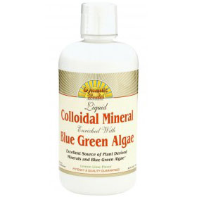 Dynamic Health Laboratories Colloidal Mineral with Blue Green Algae, 32 oz, Dynamic Health Labs