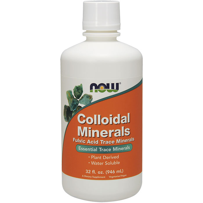 Colloidal Minerals 32 oz liquid, NOW Foods