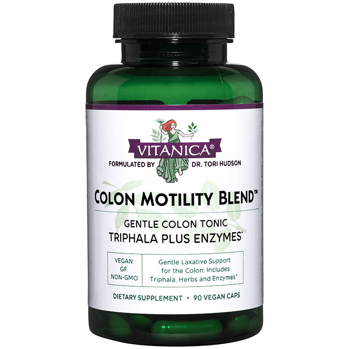 Colon Motility Blend, Colon Support, 90 Vegetarian Capsules, Vitanica