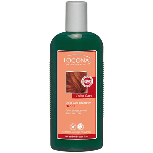 Logona Naturkosmetik Color Care Shampoo, Henna, For Red to Brown Hair, 8.5 oz, Logona Naturkosmetik