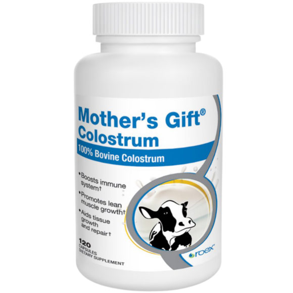Mothers Gift Colostrum, 120 Vegetable Capsules, Roex