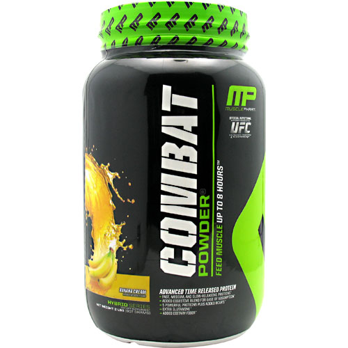 Combat Powder, Advanced Time Release Protein, 2 lb, Muscle Pharm