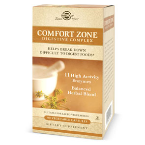Comfort Zone Digestive Complex, 90 Vegetable Capsules, Solgar