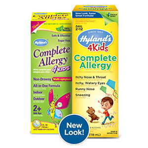 4 Kids Complete Allergy Liquid, Natural Relief for Children, 4 oz, Hylands