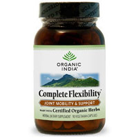 Organic India Complete Flexibility, With Organic Herbs, 90 Vegetarian Capsules, Organic India