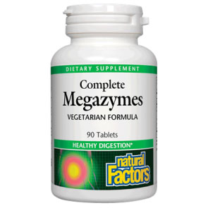 Complete Megazymes, Vegetarian Enzymes, 90 Tablets, Natural Factors