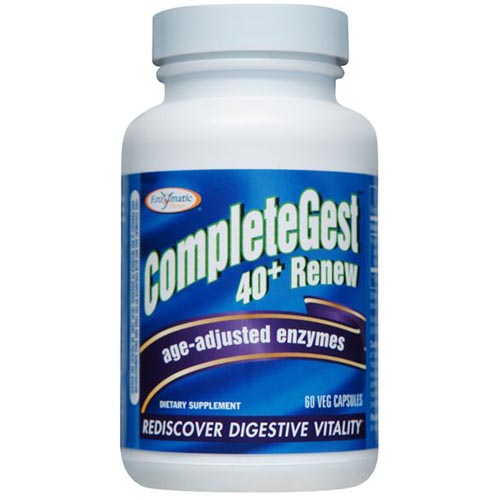 CompleteGest 40+ Renew, 60 Veg Capsules, Enzymatic Therapy
