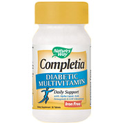 Completia Diabetic Multi, Iron-Free, 30 Tablets, Natures Way