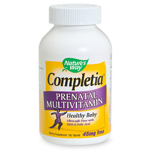 Completia Prenatal Multivitamin 180 tabs from Natures Way