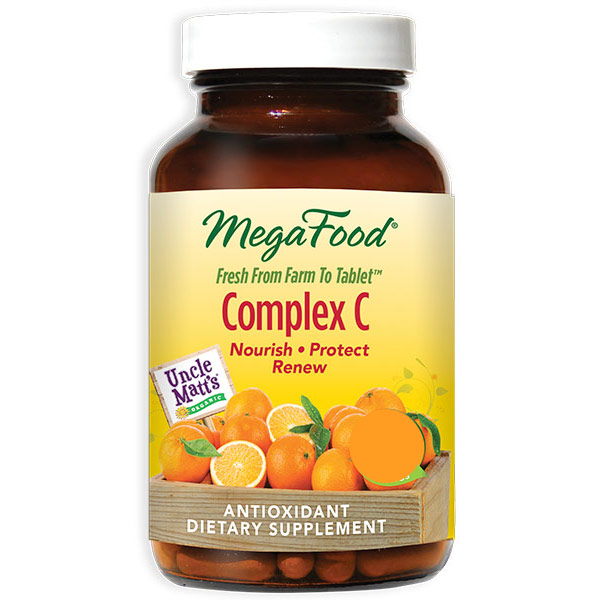 MegaFood DailyFoods Complex C, Whole Food Vitamin C, 30 Tablets, MegaFood