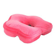 ComSoft Back & Sleeping Cushion, Heart Shape, Memory Foam, Pink Color