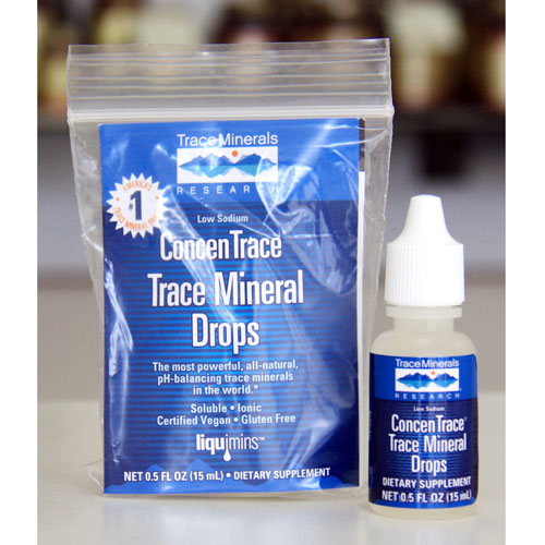 ConcenTrace Trace Mineral Drops Low Sodium, 0.5 oz, Trace Minerals Research