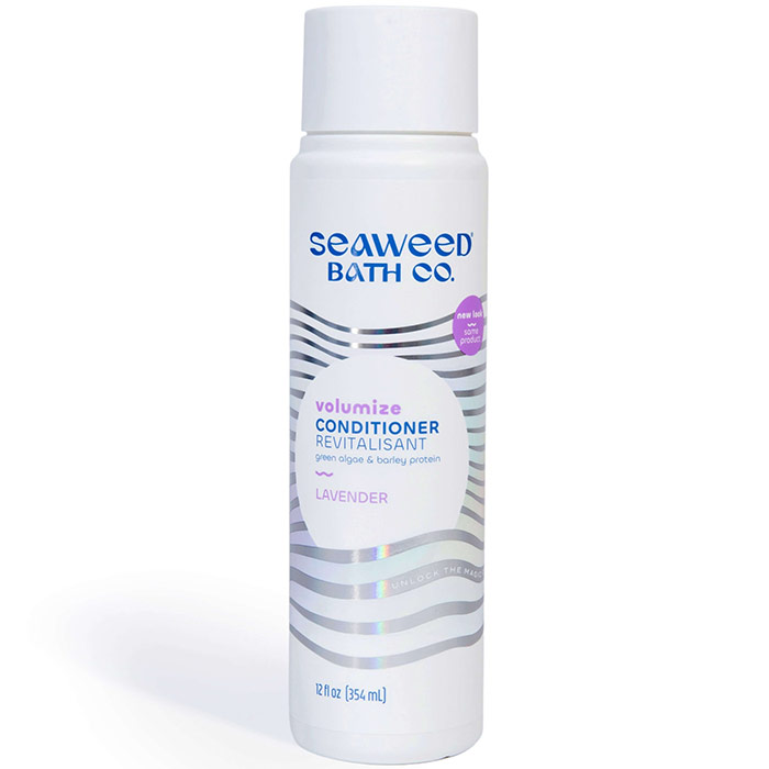 Hair Conditioner, Volumizing Argan - Lavender, 12 oz, The Seaweed Bath Co.