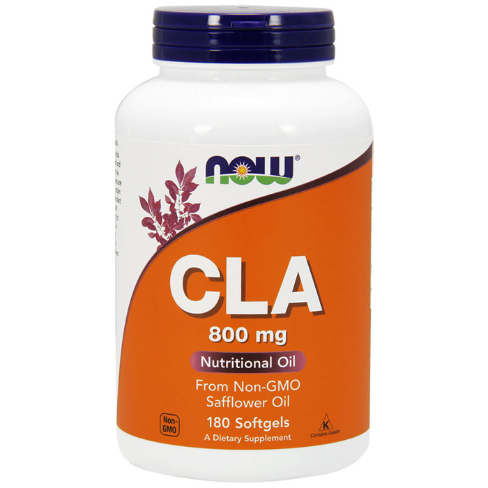 Conjugated Linoleic Acid (CLA) 800mg 180 Softgels, NOW Foods