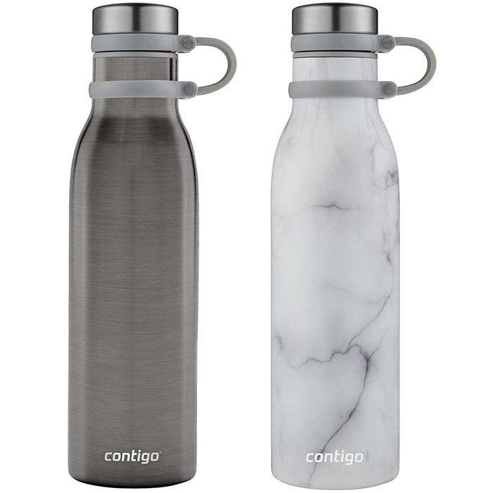 Contigo Couture 20 oz Water Bottle, 2 Pack