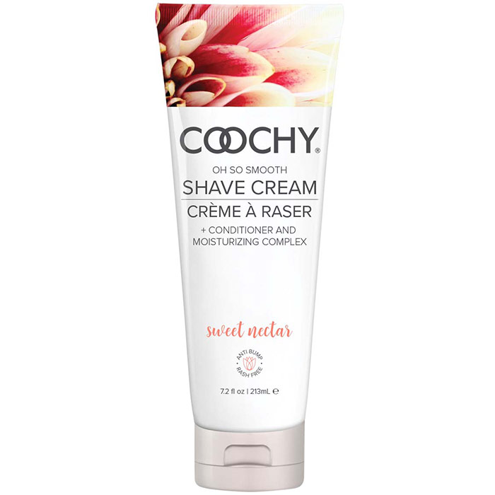 Coochy Oh So Smooth Shave Cream, Sweet Nectar, 7.2 oz, Classic Erotica
