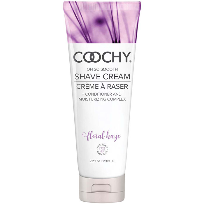 Coochy Oh So Smooth Shave Cream, Floral Haze, 7.2 oz, Classic Erotica