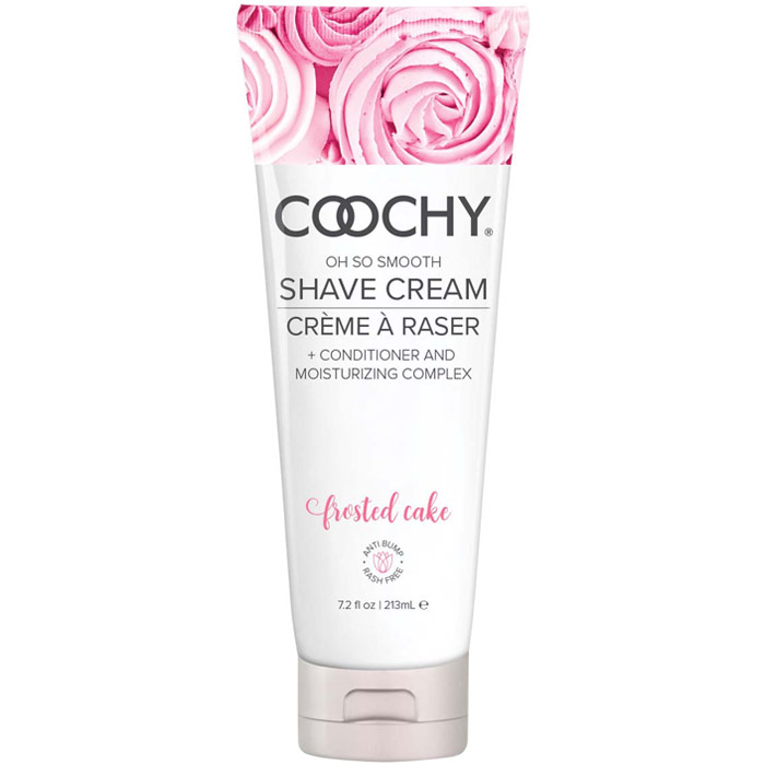 Coochy Oh So Smooth Shave Cream, Frosted Cake, 7.2 oz, Classic Erotica