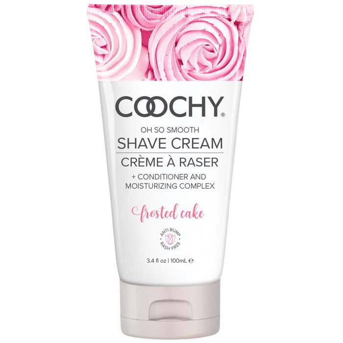 Coochy Oh So Smooth Shave Cream, Frosted Cake, 3.4 oz, Classic Erotica