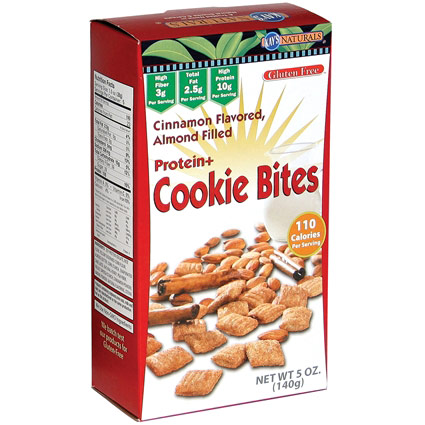 Protein Cookie Bites - Cinnamon Almond, 5 oz x 6 Boxes, Kays Naturals
