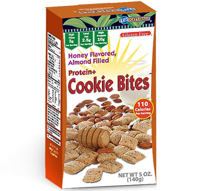 Protein Cookie Bites - Honey Almond, 5 oz x 6 Boxes, Kays Naturals